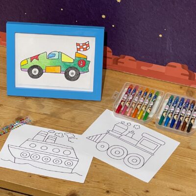 禾荳荳著色材料包-交通篇