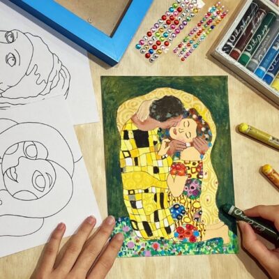 世界名畫人物藝術材料包